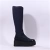 Marco Moreo Vale Stretch Knee High - Navy Suede